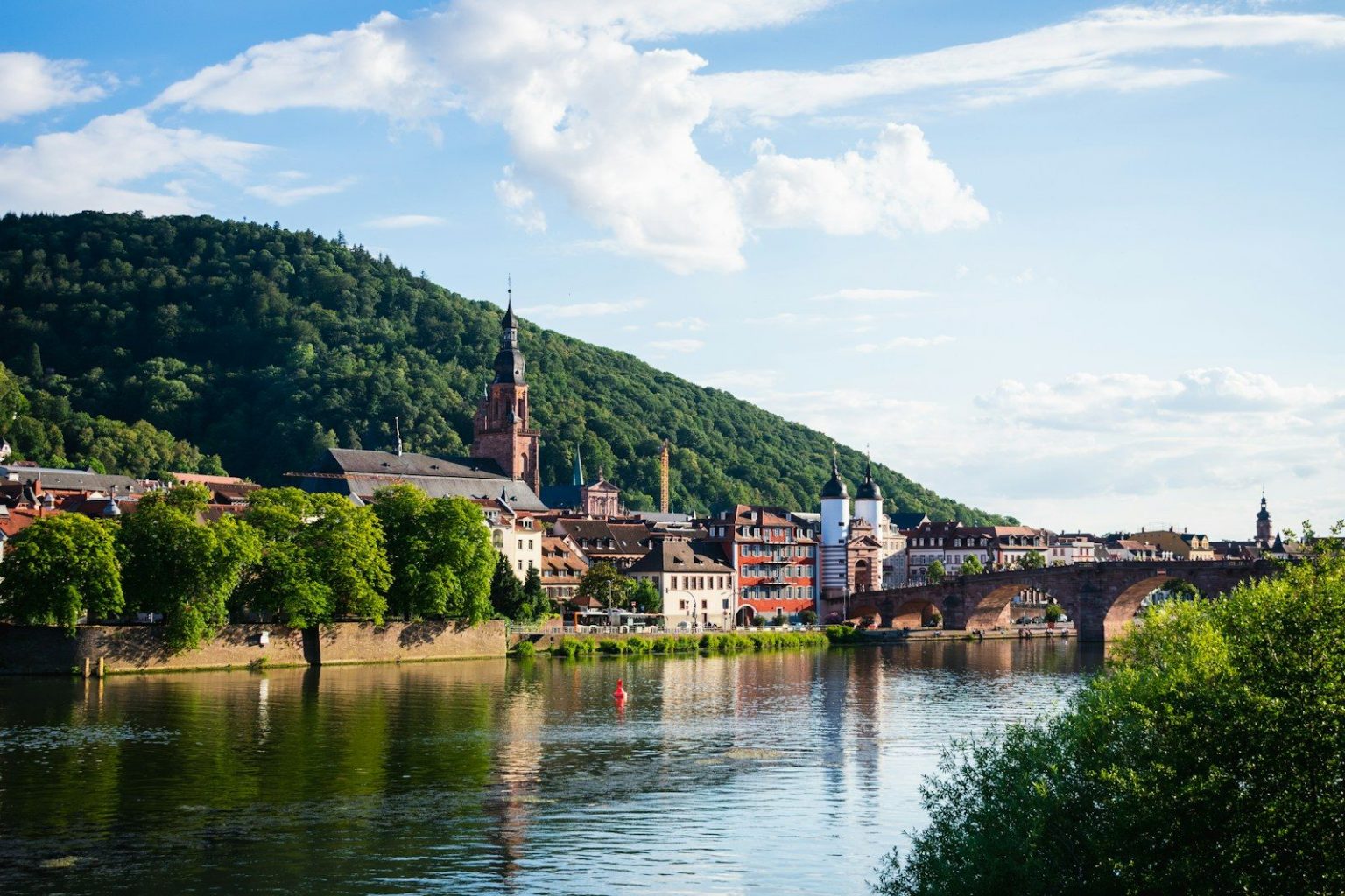 Heidelberg Altstadt — Schloss und Neckartal