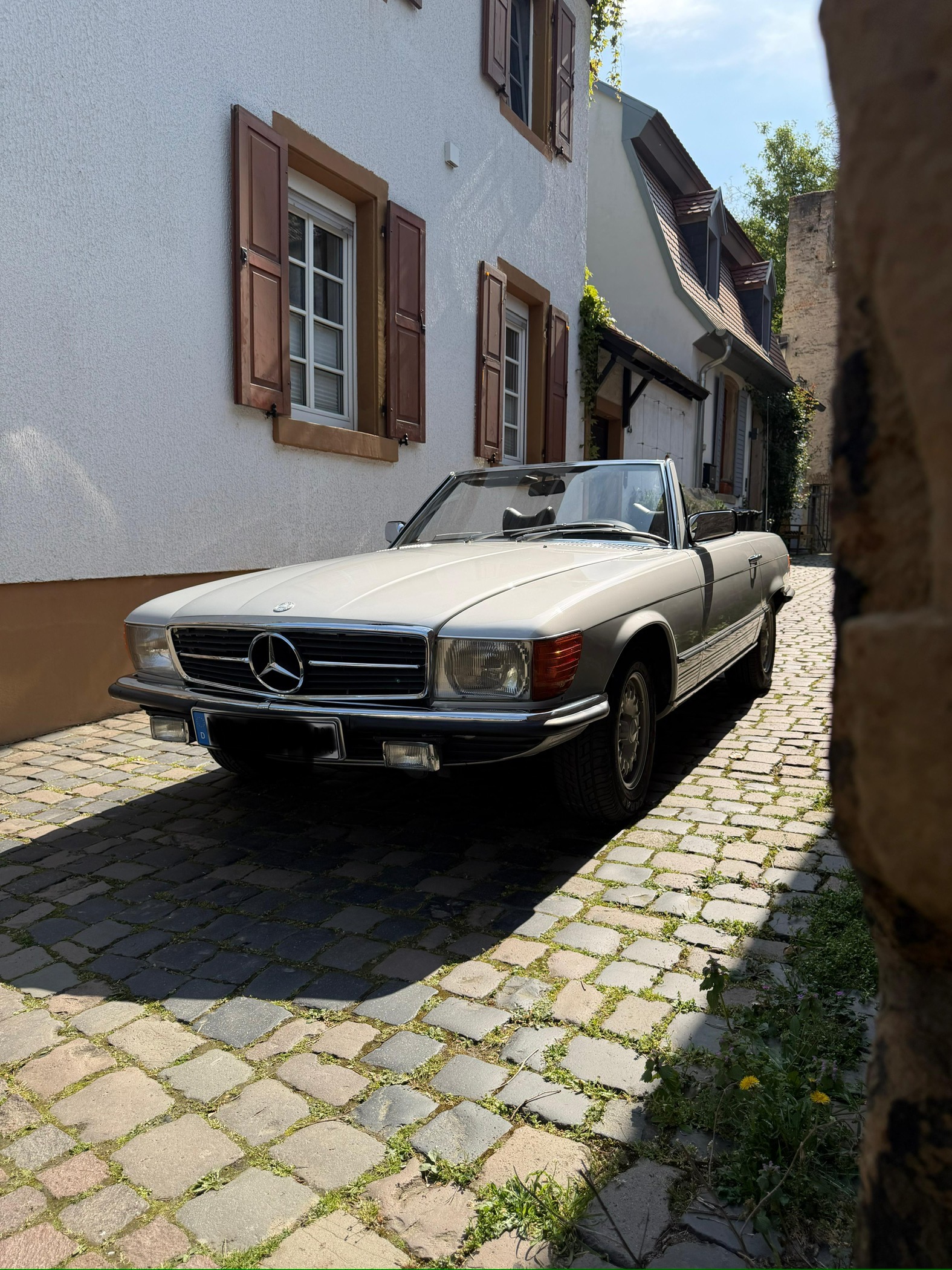 Oskar Mercedes 280 SL in Heidelberg